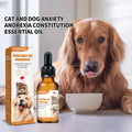 Natural Organic Calming Drops for Dogs & Cats - Pet Anxiety Relief Blend